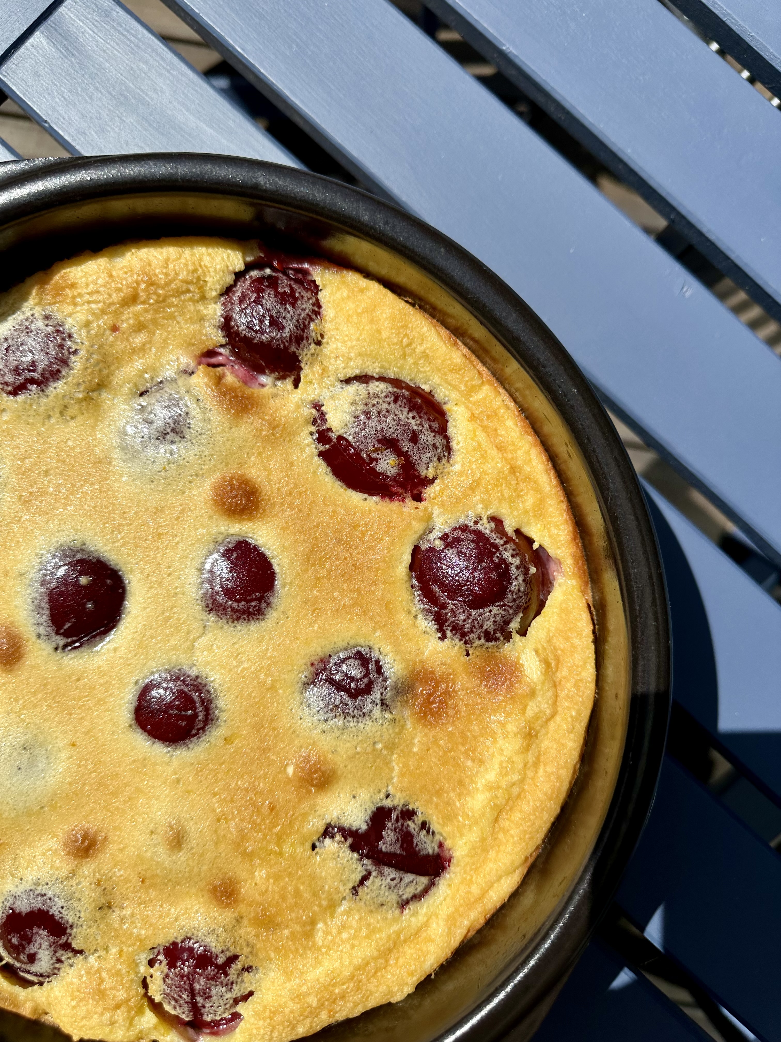 This easy plum clafoutis is going to be your new favourite dessert