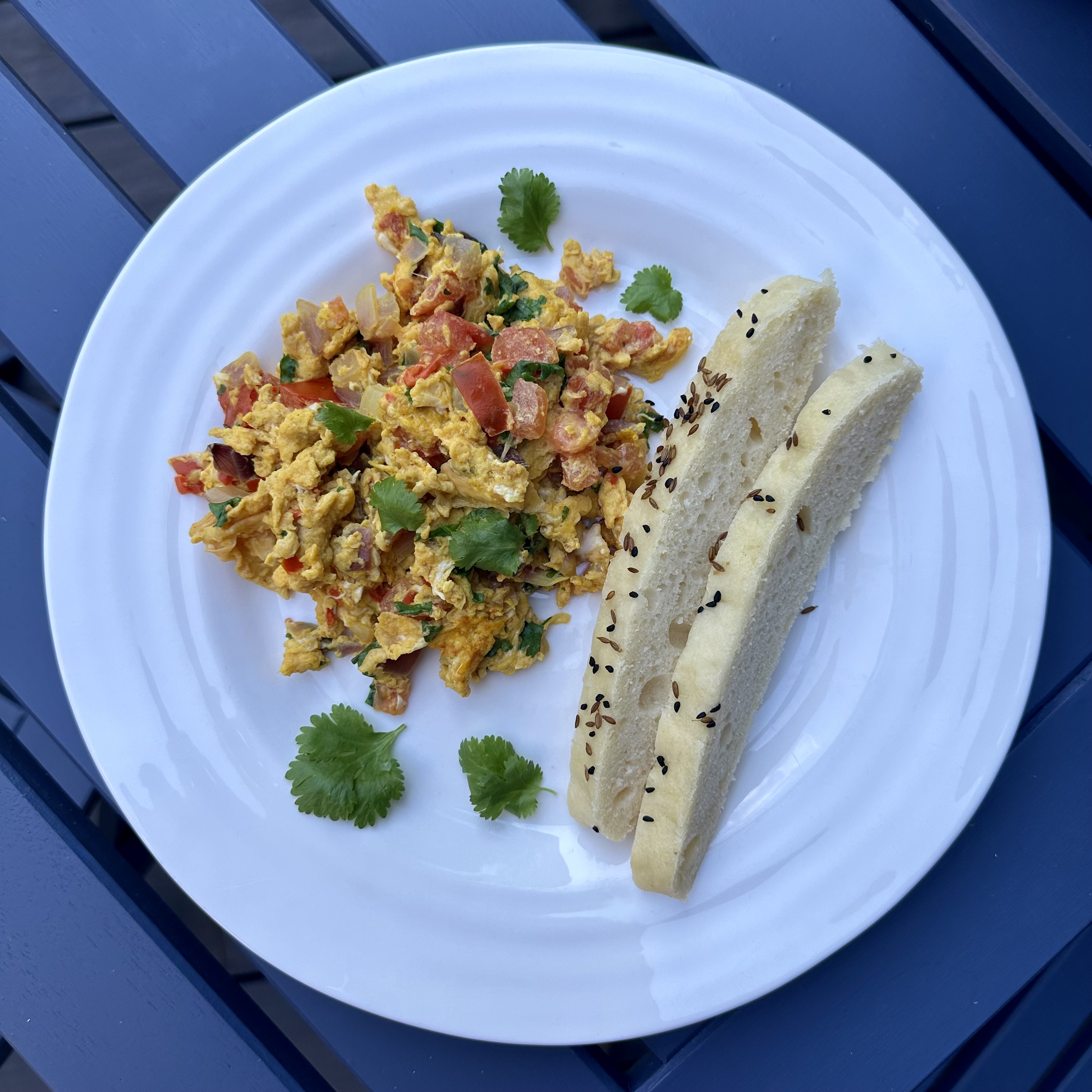 Indian scrambled eggs