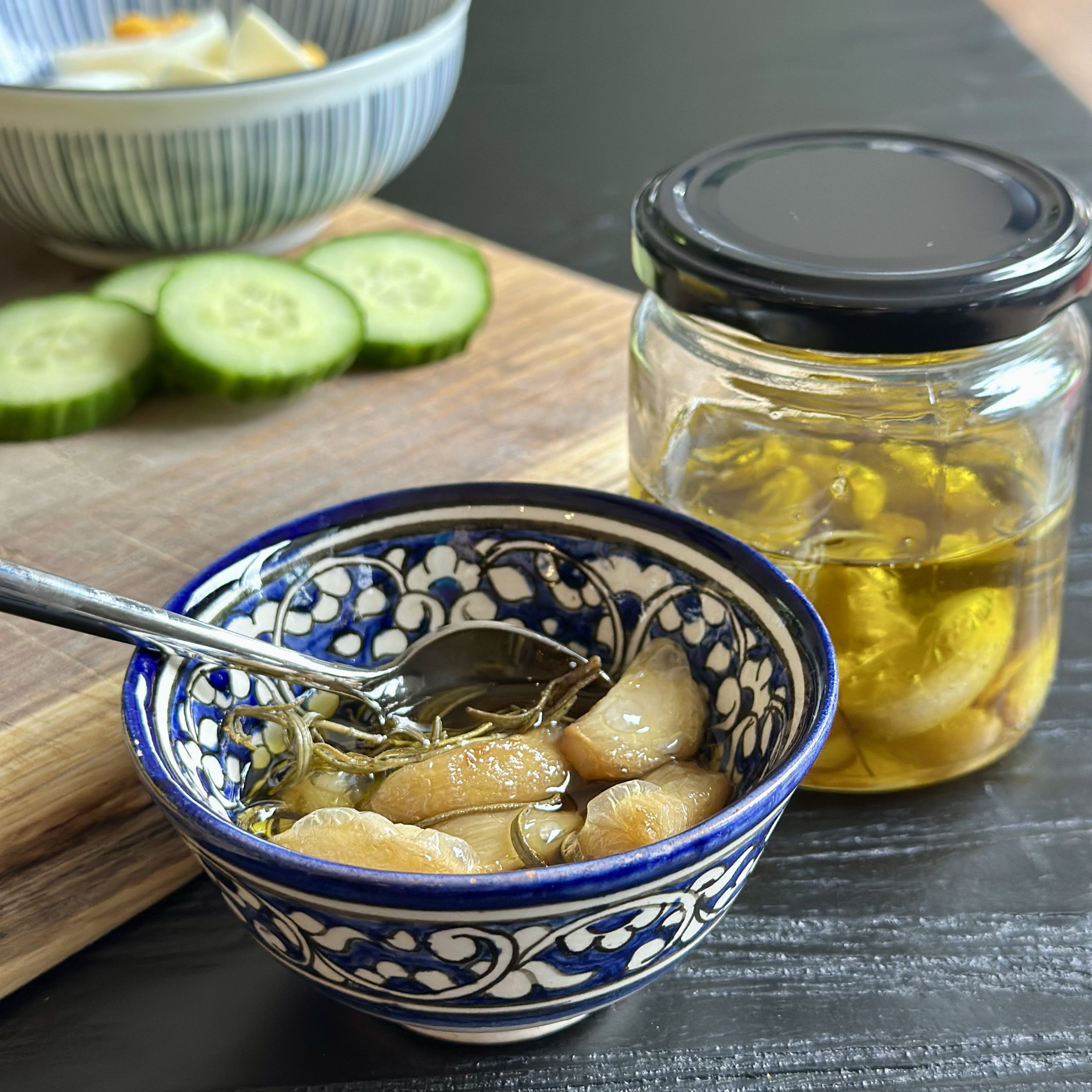 Garlic confit